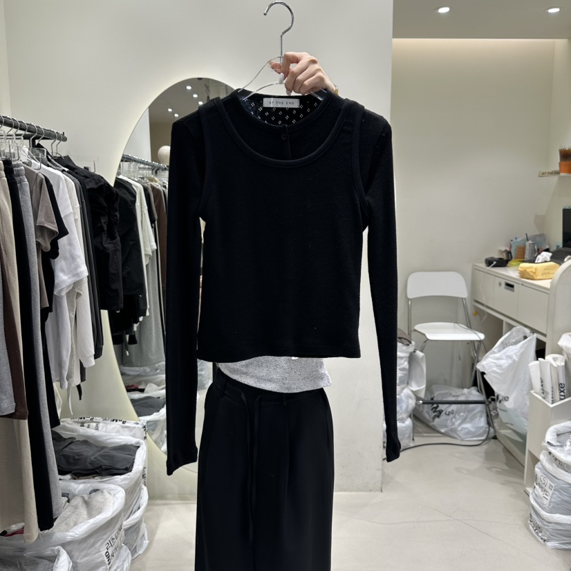 AT THE END東大門㊣代購女士新品25秋冬推薦真品休閑套裝AT THE END套裝圖色3