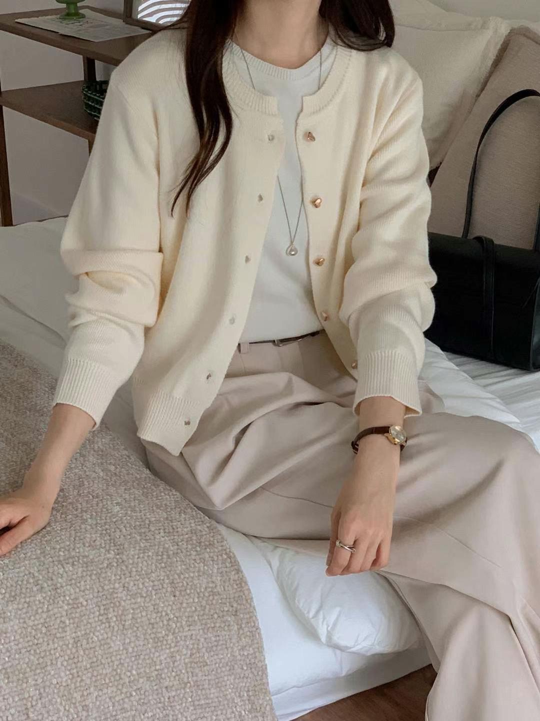 FOUND東大門㊣代購女士新款人氣25秋冬熱賣職業休閑推薦針織衫FOUND針織衫