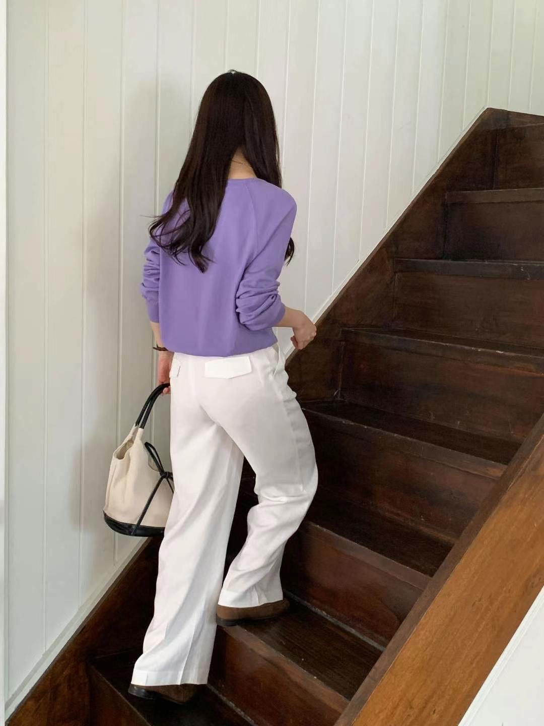 FOUND東大門㊣代購女裝新品人氣25秋冬職業休閑真品熱賣針織衫FOUND針織衫