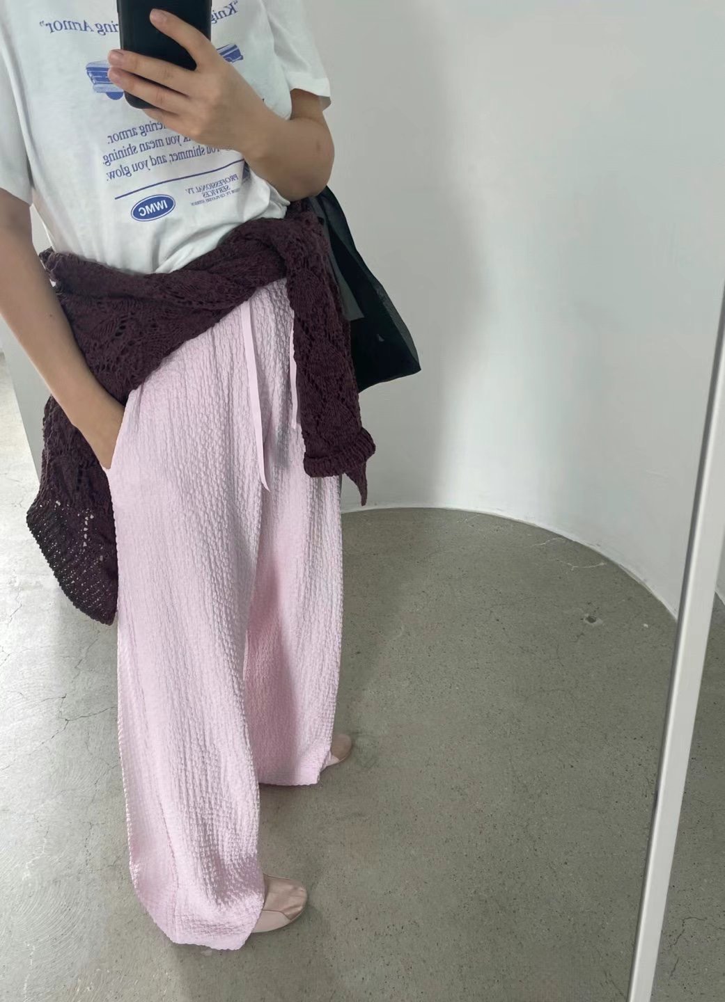 LABELPLUS31韓國代購㊣女士新款25秋冬時尚人氣推薦真品休閑褲LABELPLUS31休閑褲