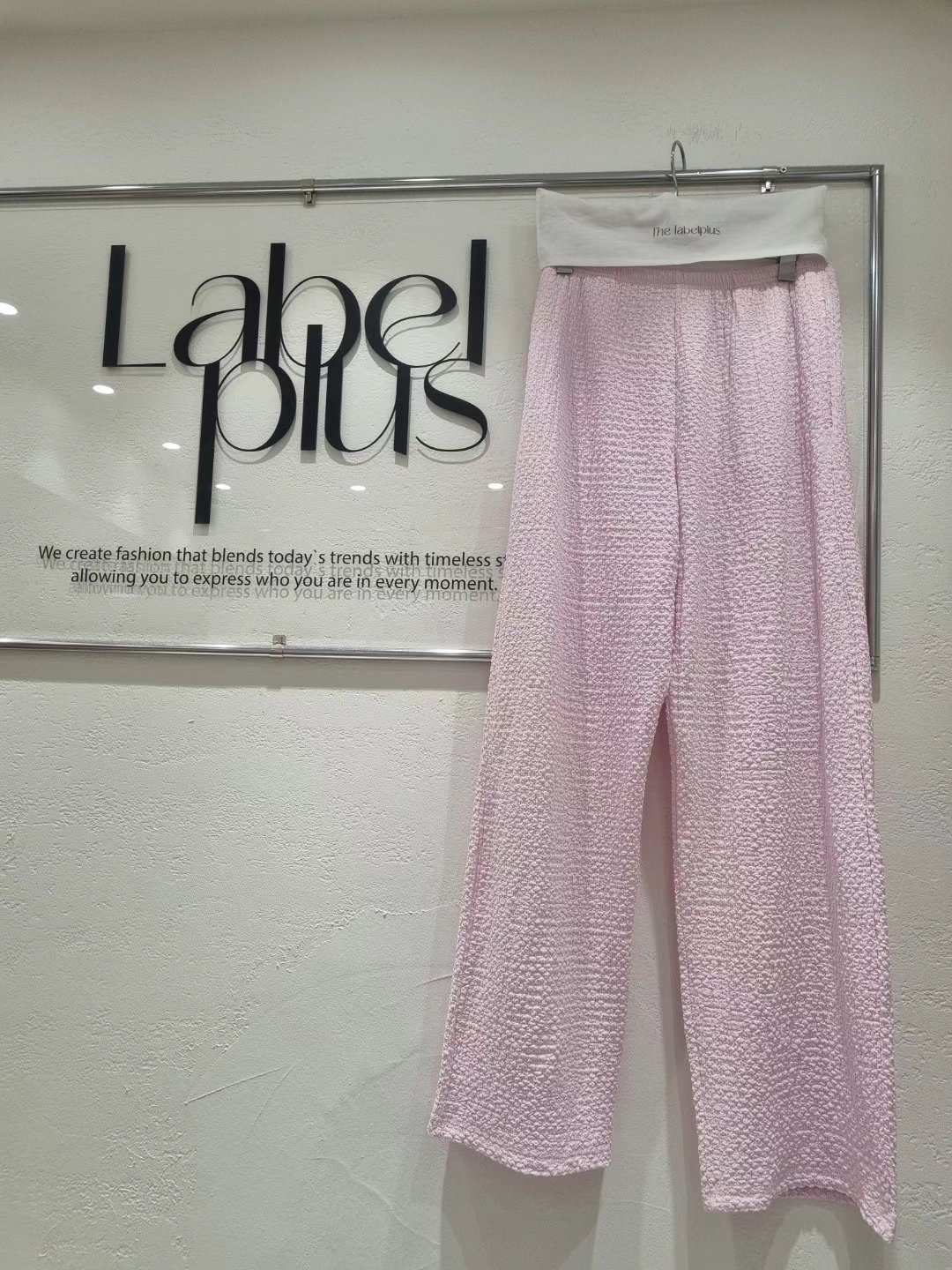 LABELPLUS31韓國代購㊣女士新款25秋冬時尚人氣推薦真品休閑褲LABELPLUS31休閑褲圖色1