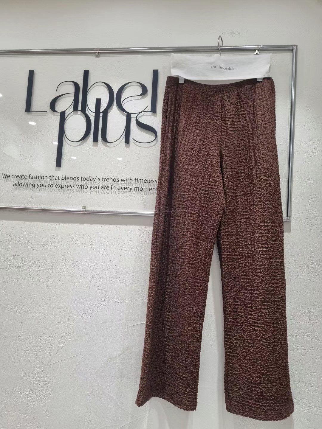 LABELPLUS31韓國代購㊣女士新款25秋冬時尚人氣推薦真品休閑褲LABELPLUS31休閑褲圖色4
