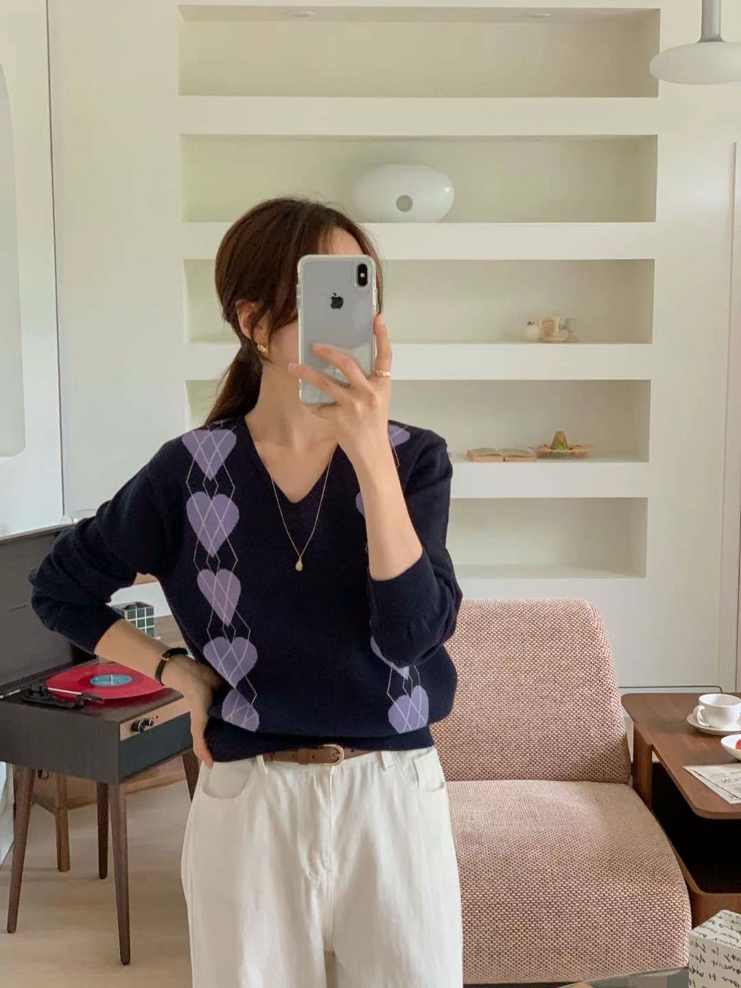 FOUND東大門㊣直郵女士新款職業25秋冬人氣真品推薦時尚針織衫FOUND針織衫