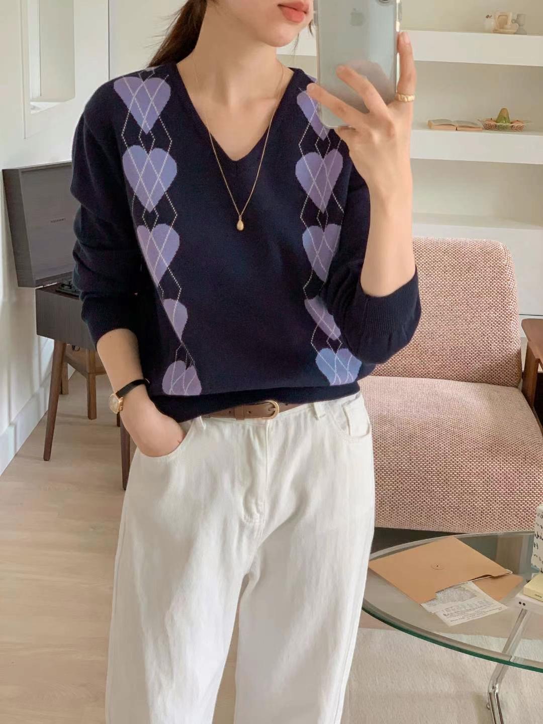 FOUND東大門㊣直郵女士新款職業25秋冬人氣真品推薦時尚針織衫FOUND針織衫圖色3