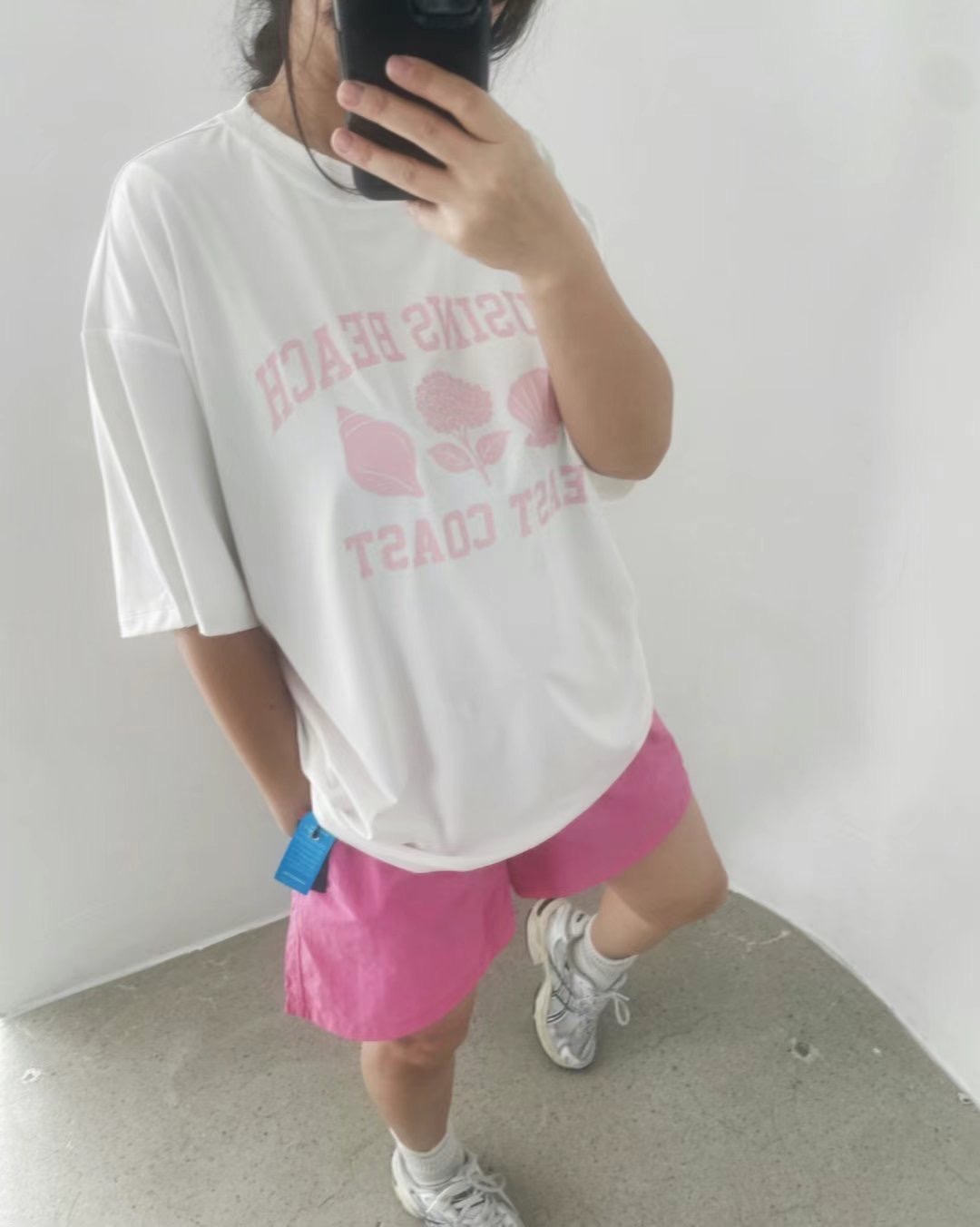LABELPLUS31韓國代購㊣女裝新款人氣熱賣職業真品休閑時尚T恤LABELPLUS31T恤圖色1