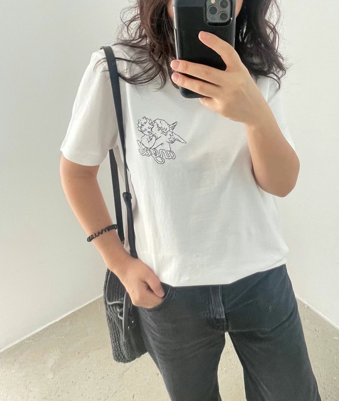 LABELPLUS31韓國直郵㊣女士新款時尚熱賣25秋冬職業休閑T恤LABELPLUS31T恤圖色1
