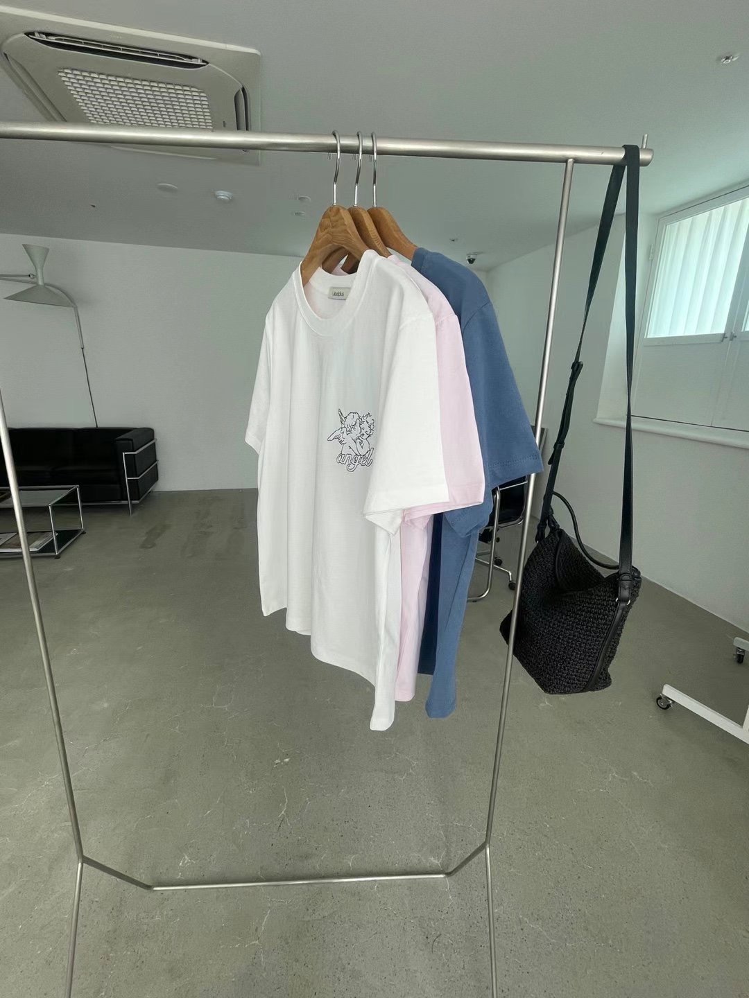 LABELPLUS31韓國直郵㊣女士新款時尚熱賣25秋冬職業休閑T恤LABELPLUS31T恤圖色2左二色