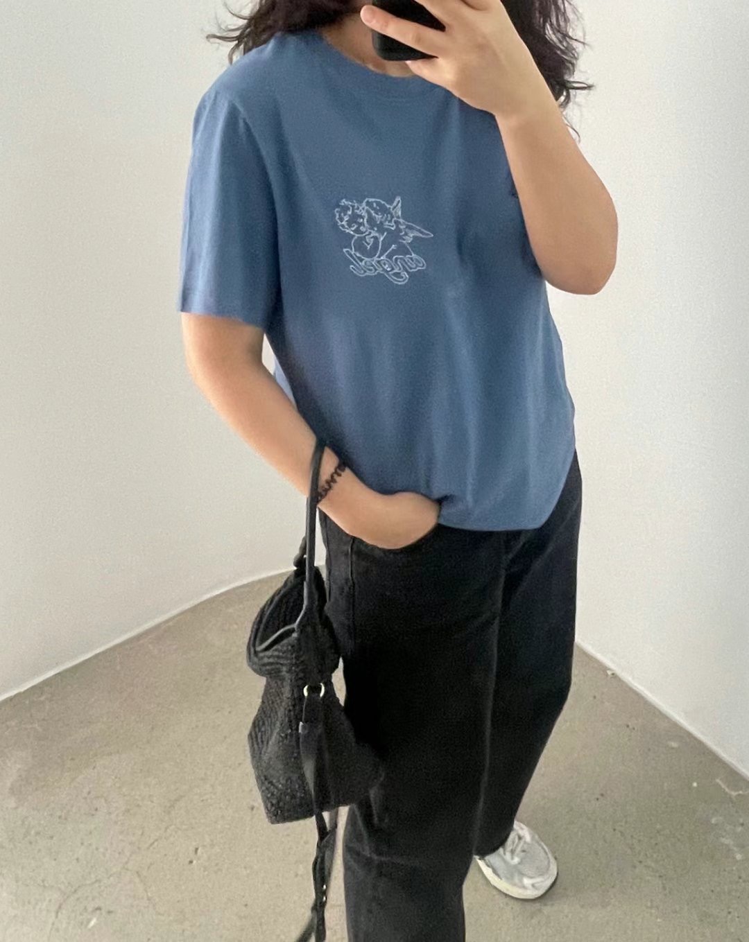 LABELPLUS31韓國直郵㊣女士新款時尚熱賣25秋冬職業休閑T恤LABELPLUS31T恤圖色3