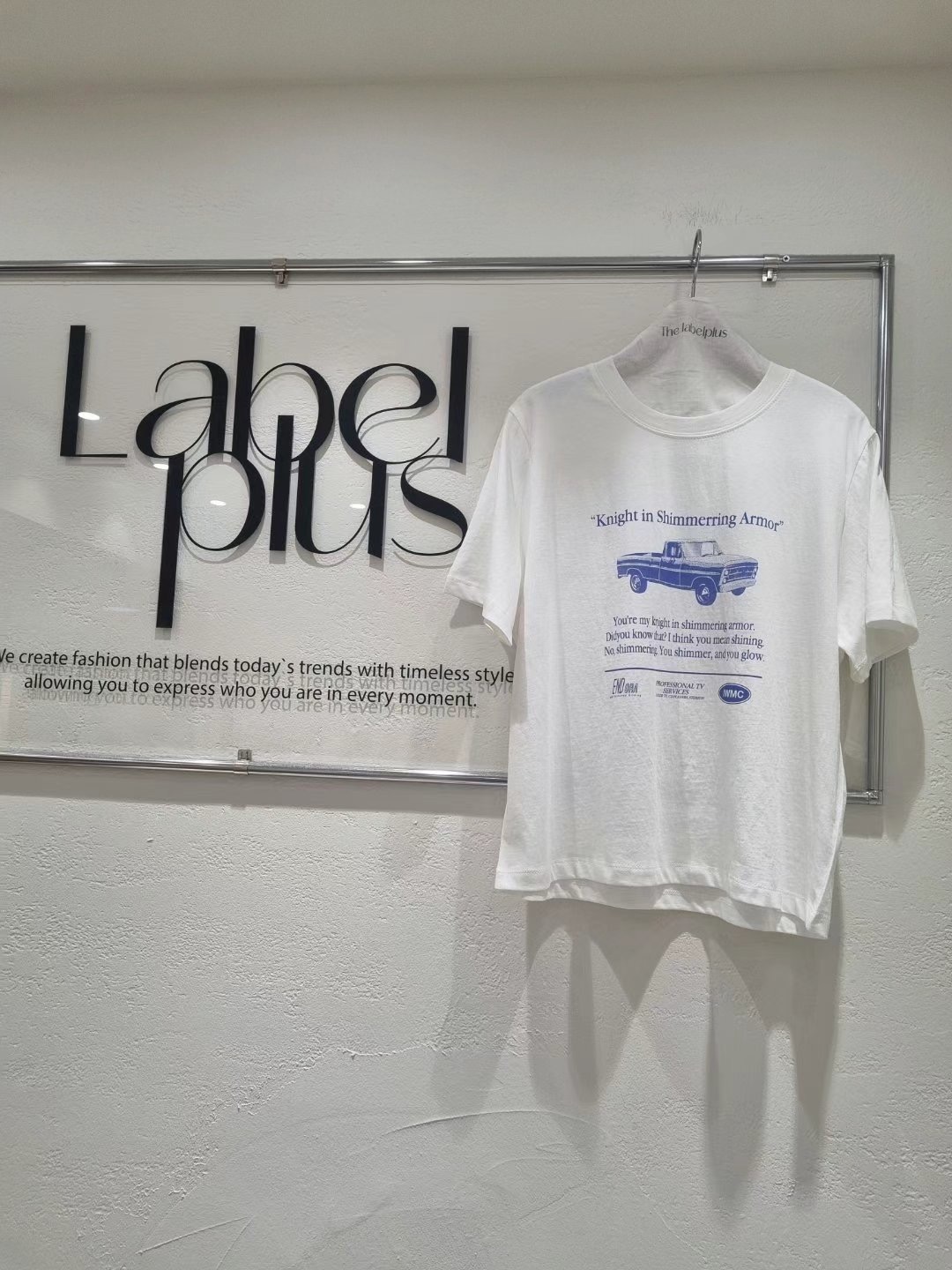 LABELPLUS31韓國代購㊣女士新款熱賣職業時尚人氣休閑真品T恤LABELPLUS31T恤圖色1