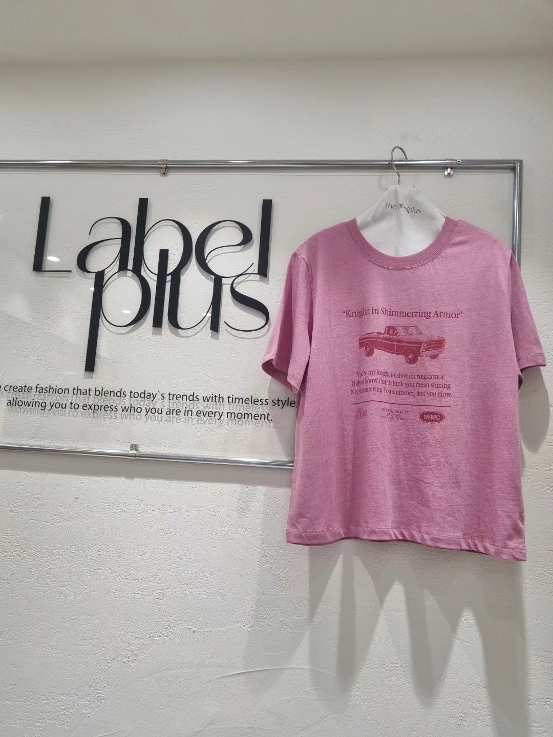 LABELPLUS31韓國代購㊣女士新款熱賣職業時尚人氣休閑真品T恤LABELPLUS31T恤圖色2