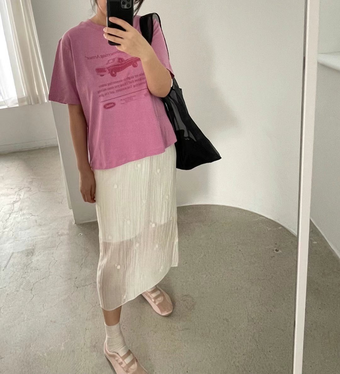 LABELPLUS31韓國直郵㊣女裝新款真品職業推薦時尚休閑長裙刺繡LABELPLUS31長裙