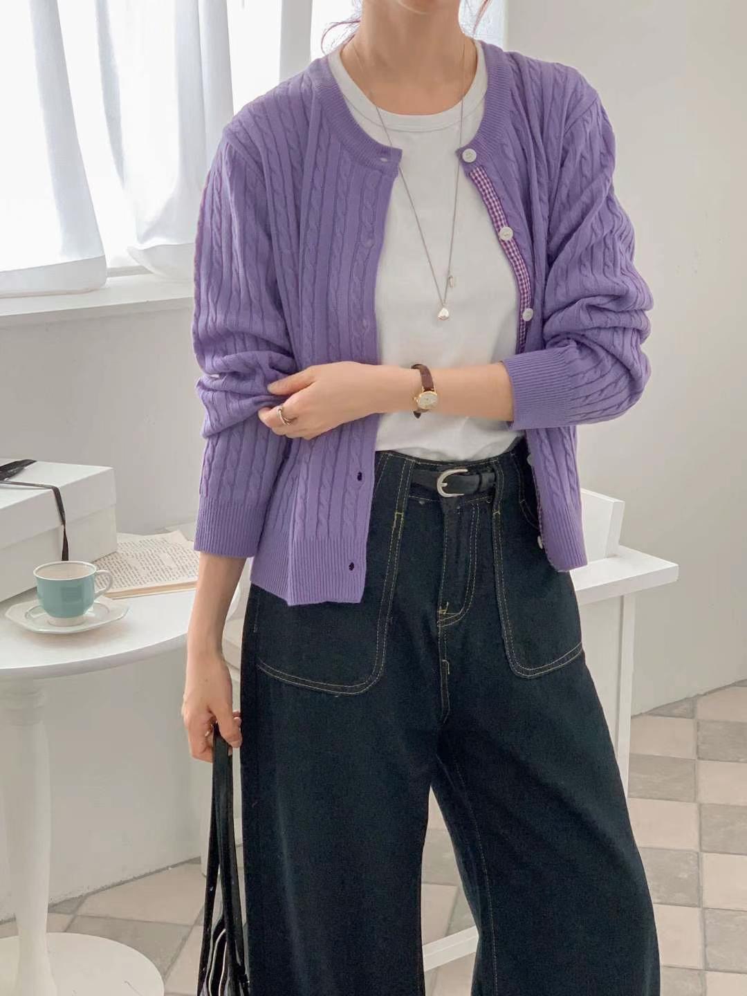 FOUND韓國代購㊣女裝新款職業休閑人氣25秋冬真品熱賣推薦毛衣FOUND毛衣圖色3