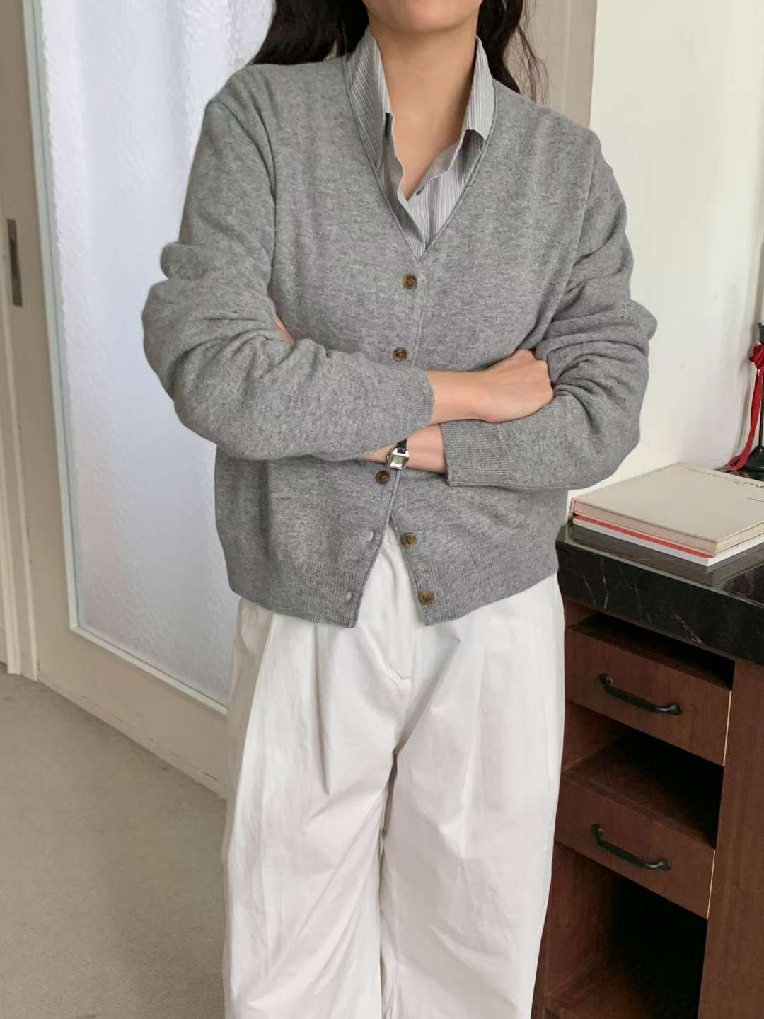 FOUND東大門㊣代購女裝新款人氣真品休閑熱賣25秋冬時尚針織衫FOUND針織衫圖色2