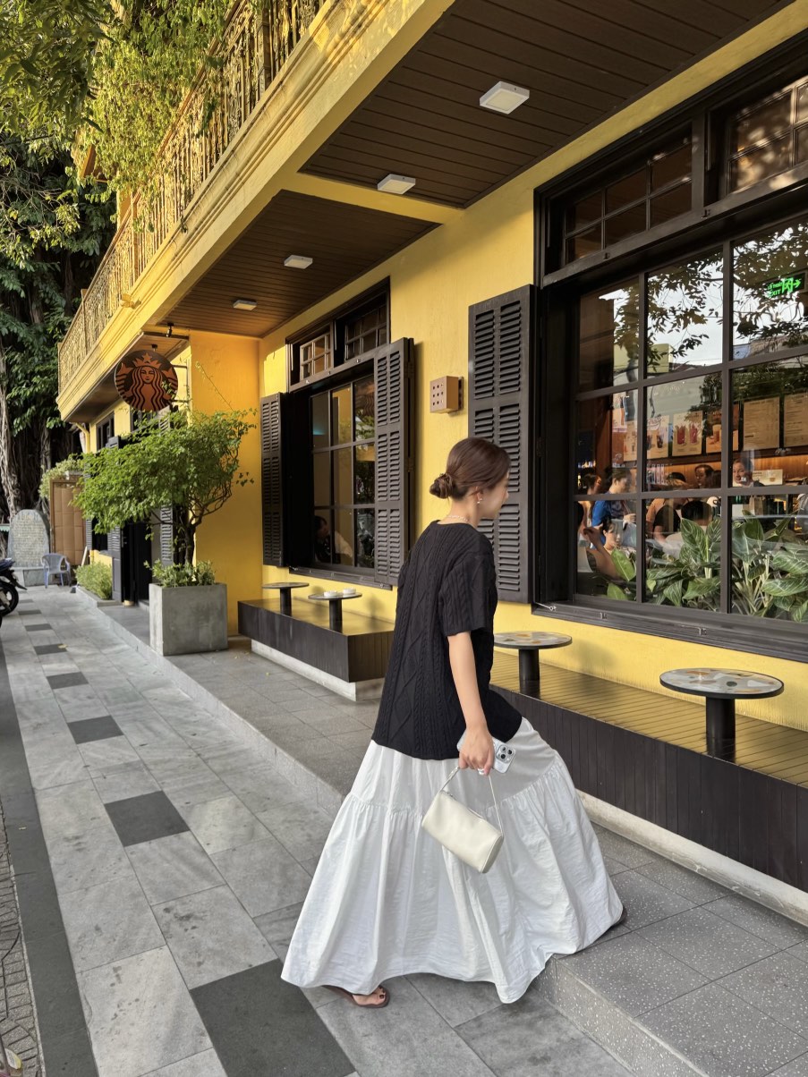 THE ABLE東大門㊣直郵女裝新品25秋冬人氣真品職業休閑長裙THE ABLE/TA長裙