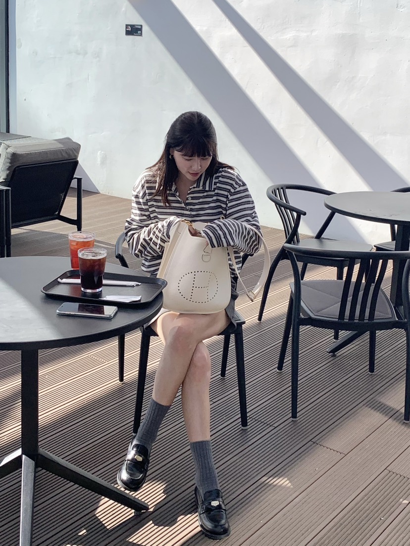 COURGETTE韓國代購㊣女士新款職業休閑推薦25秋冬熱賣長袖T恤COURGETTE長袖T恤