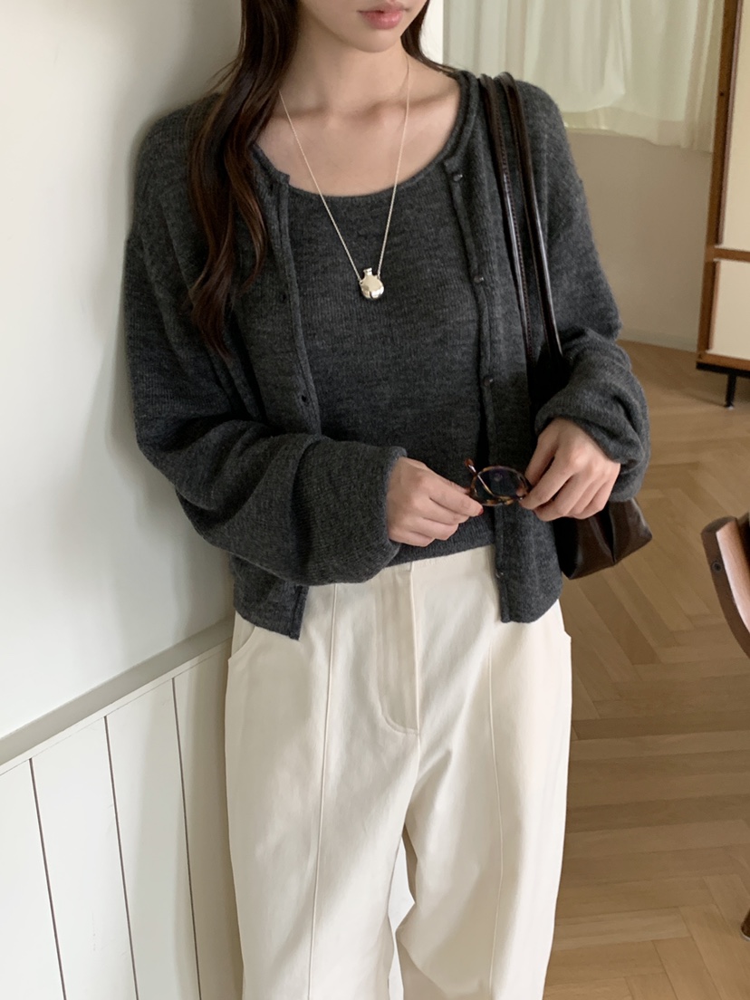 THE ABLE韓國直郵㊣女裝新款推薦25秋冬休閑職業時尚吊帶背心THE ABLE/TA吊帶/背心