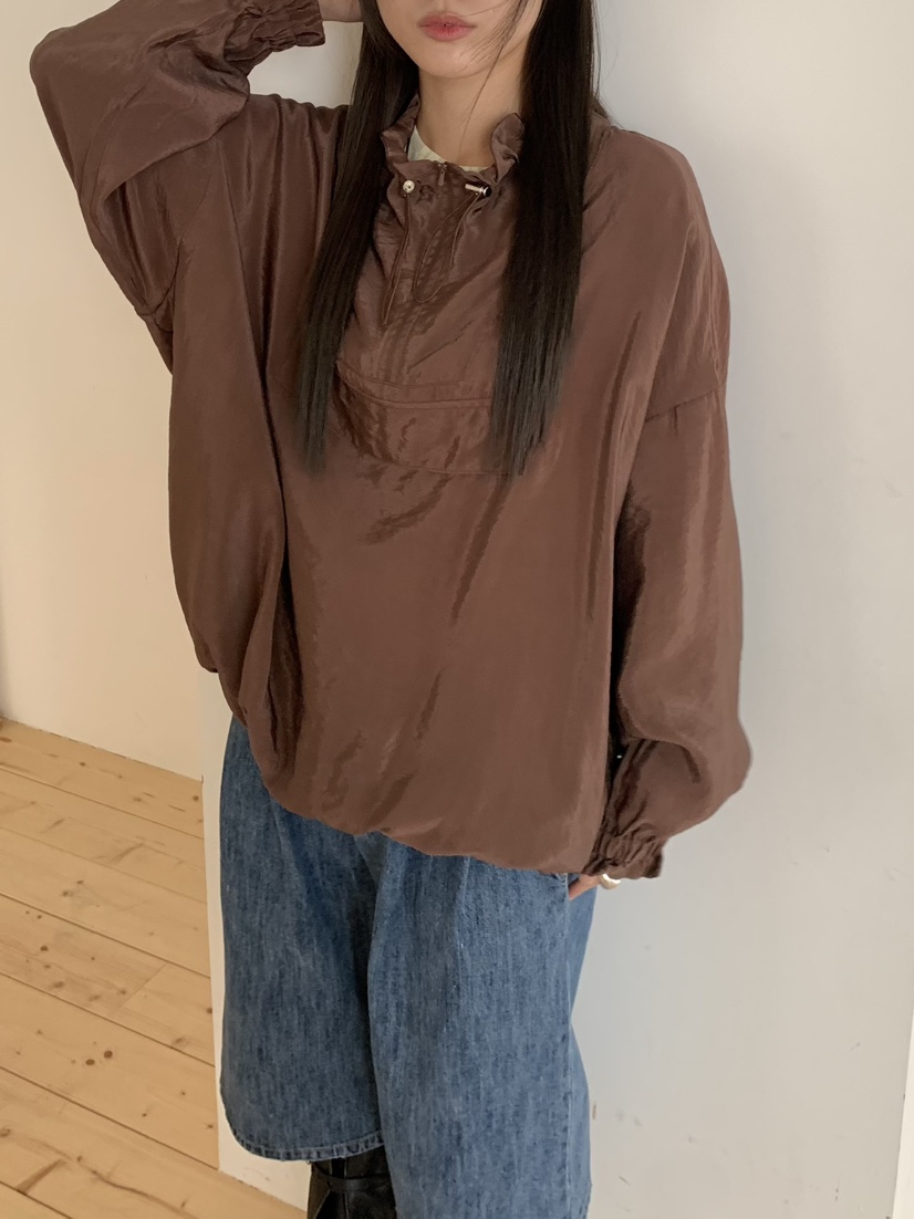 PEBBLE東大門㊣實拍女士新品職業熱賣休閑時尚人氣衛衣纖維PEBBLE/LAYER衛衣