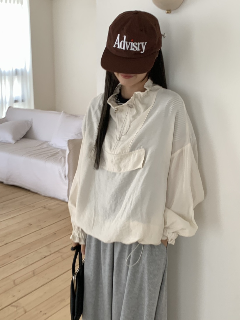 PEBBLE東大門㊣實拍女士新品職業熱賣休閑時尚人氣衛衣纖維PEBBLE/LAYER衛衣