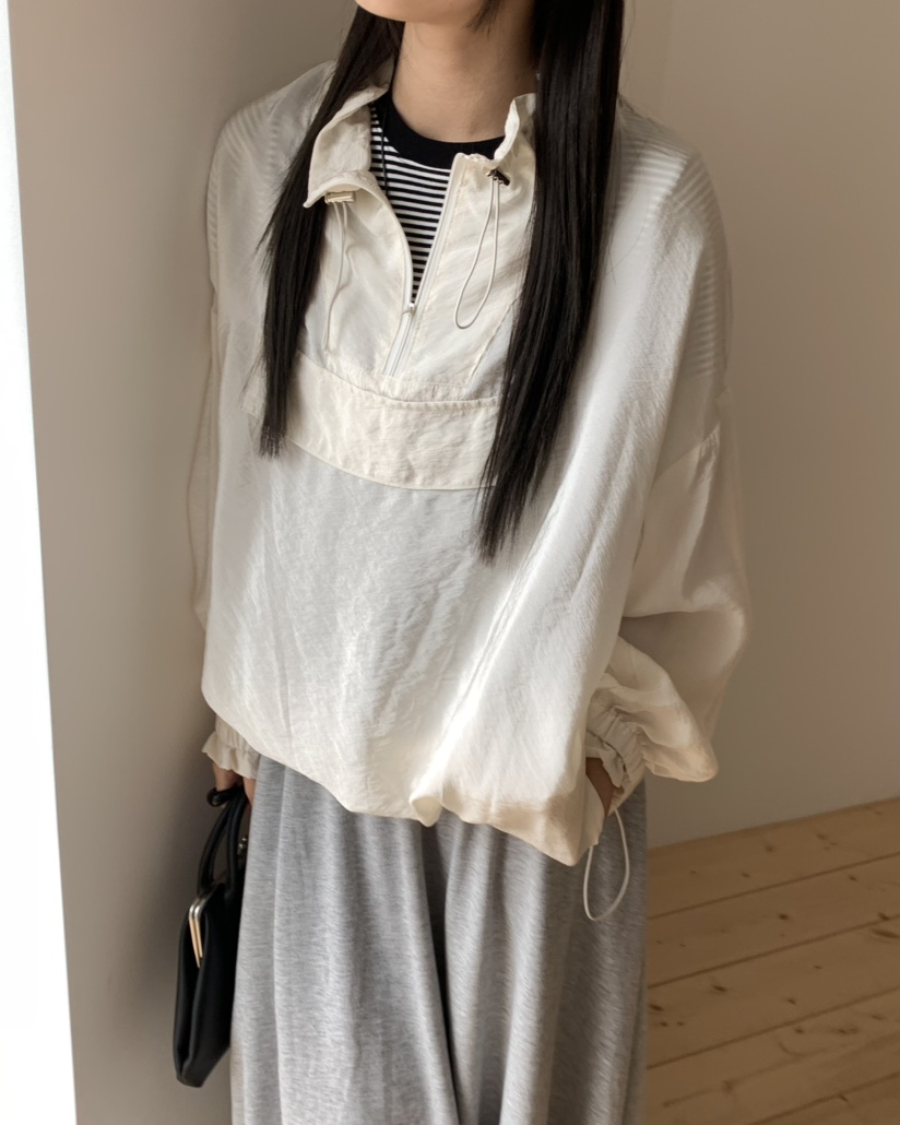 PEBBLE東大門㊣實拍女士新品職業熱賣休閑時尚人氣衛衣纖維PEBBLE/LAYER衛衣