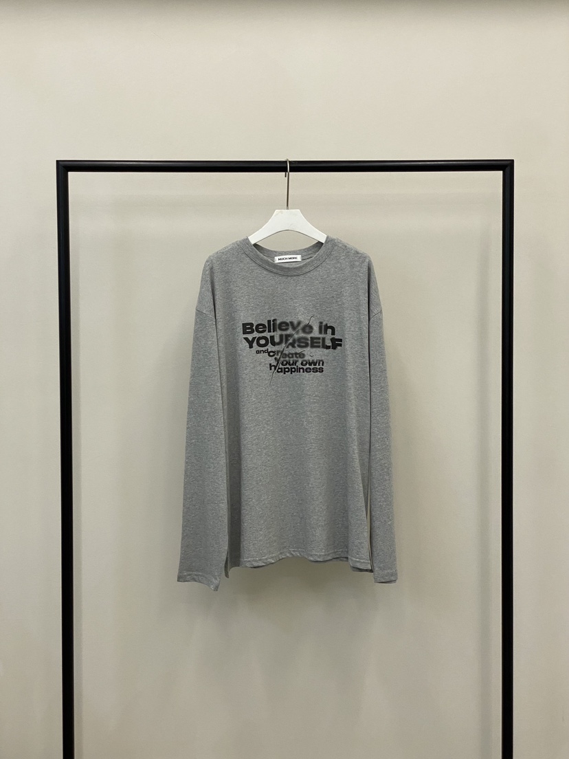 MUCH MORE韓國直郵㊣女裝新品時尚真品人氣熱賣推薦長袖T恤MUCH MORE長袖T恤圖色2