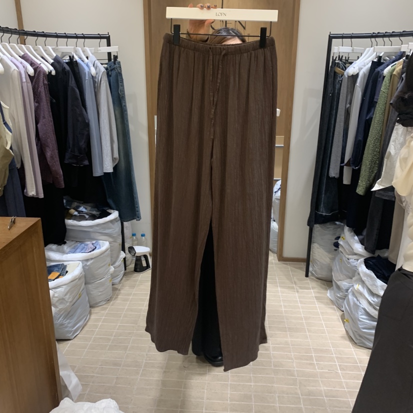 LOFN東大門㊣實拍女士新款時尚推薦25秋冬職業真品人氣休閑褲LOFN休閑褲圖色1