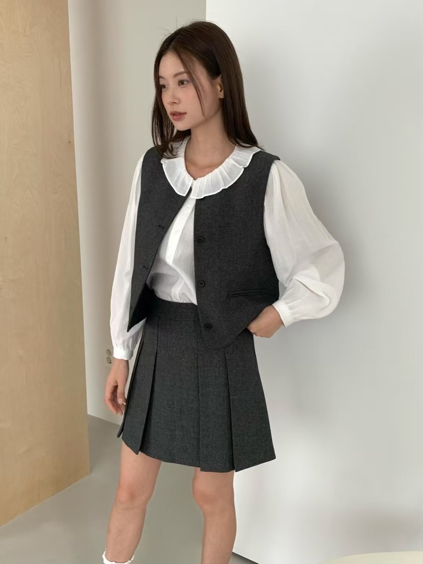 ANOU東大門㊣代購女士新品真品時尚休閑推薦職業25秋冬馬甲ANOU馬甲