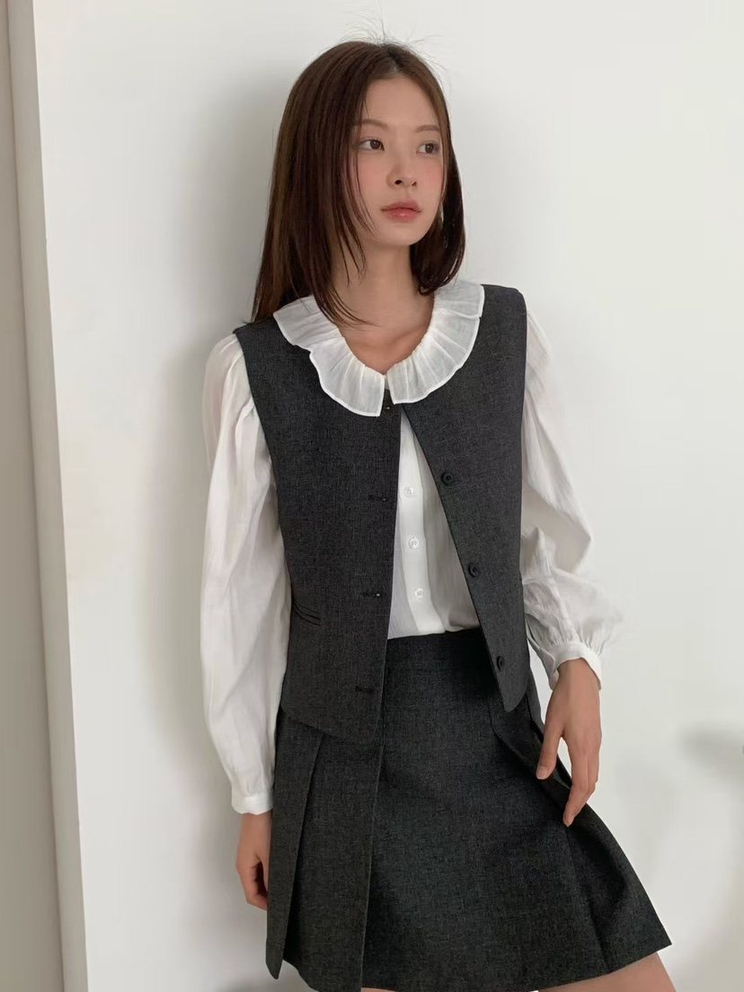 ANOU東大門㊣代購女士新品真品時尚休閑推薦職業25秋冬馬甲ANOU馬甲