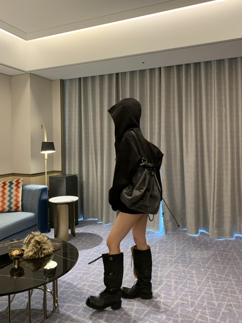 VIRKIN東大門㊣代購女裝新款推薦25秋冬休閑時尚衛衣拉鏈連帽VIRKIN衛衣