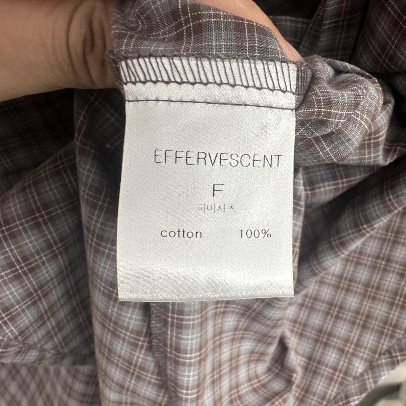 EFFERVESCENT韓國直郵㊣女士新品時尚真品25秋冬襯衫蕾絲衫evc/effervescent襯衫/蕾絲衫