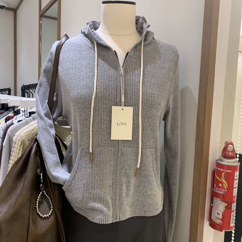 LOFN韓國代購㊣女士新品推薦休閑25秋冬真品時尚熱賣職業夾克LOFN夾克圖色1