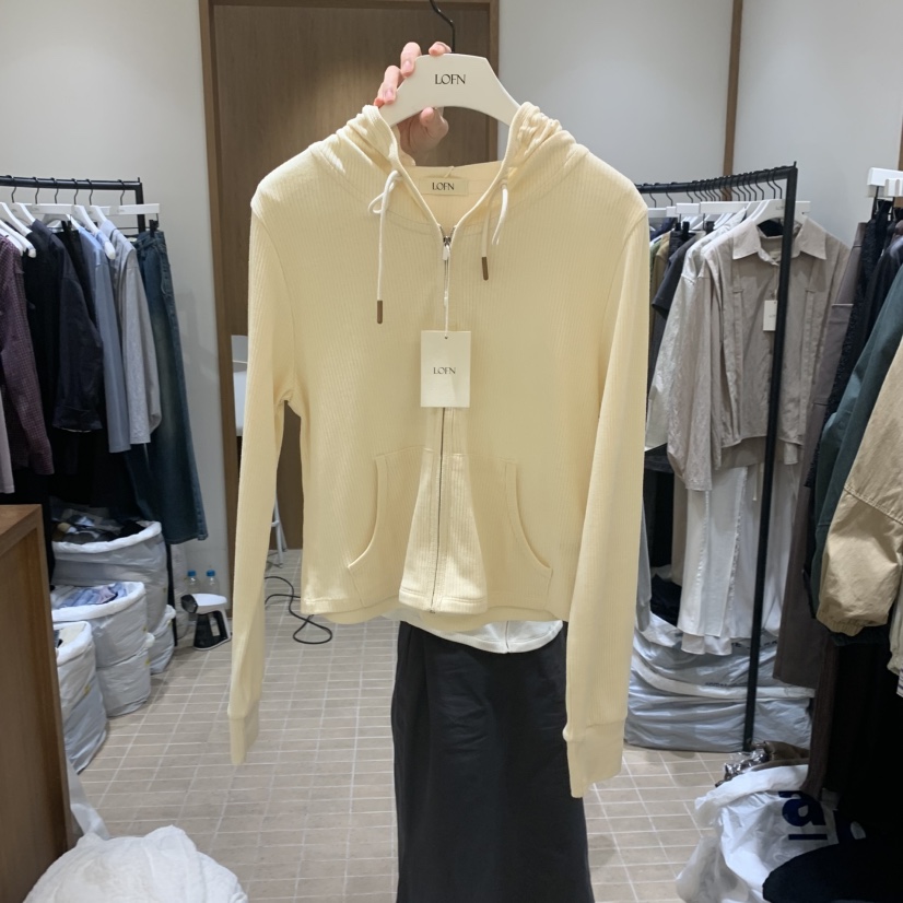 LOFN韓國代購㊣女士新品推薦休閑25秋冬真品時尚熱賣職業夾克LOFN夾克圖色3