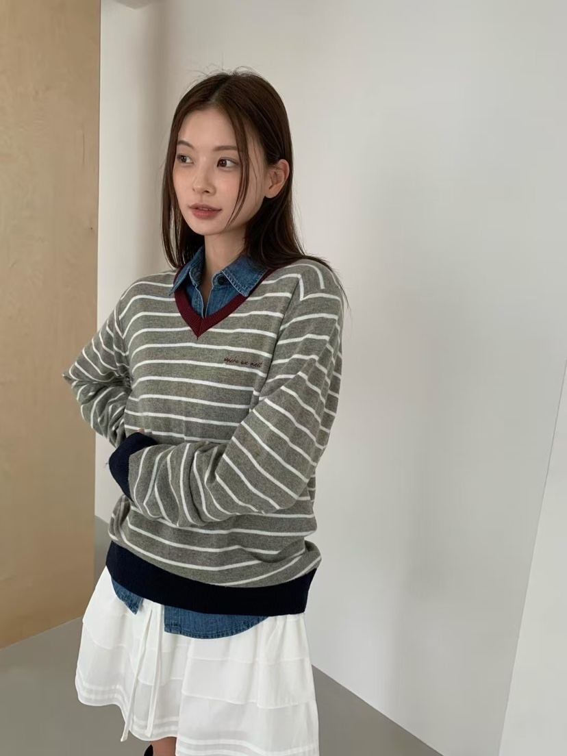 ANOU東大門㊣代購女士新款時尚職業人氣25秋冬推薦熱賣針織衫ANOU針織衫