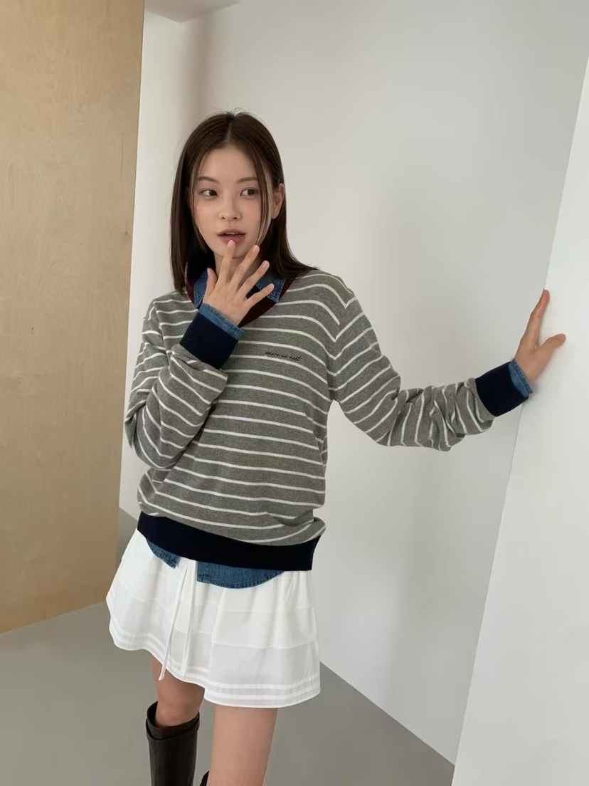 ANOU東大門㊣代購女士新款時尚職業人氣25秋冬推薦熱賣針織衫ANOU針織衫