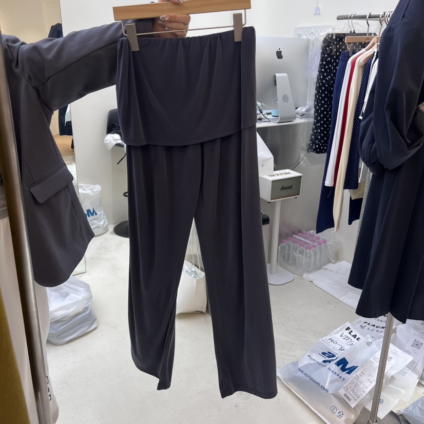 FLAUNT東大門㊣實拍女士新品人氣25秋冬職業時尚推薦休閑裙褲FLAUNT裙褲