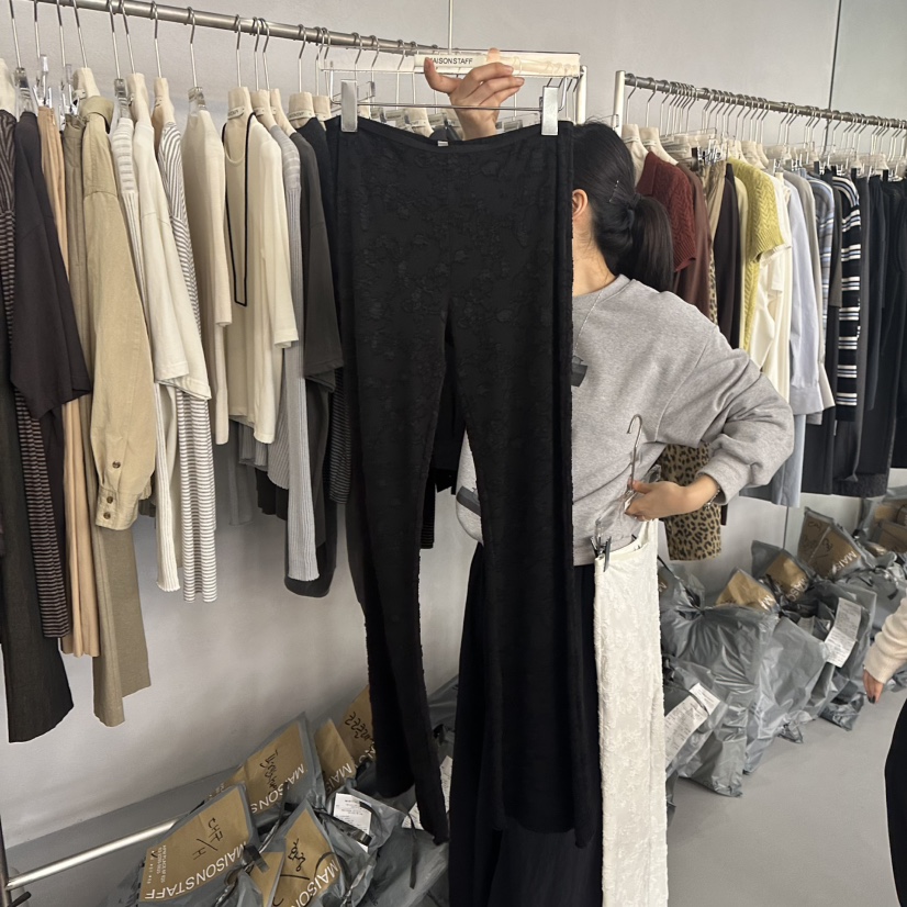 DOUBLE STANDARD/LE SMOKING/MAISONSTAFF東大門㊣直郵女士新品職業休閑褲MAISONSTAFF休閑褲圖色2
