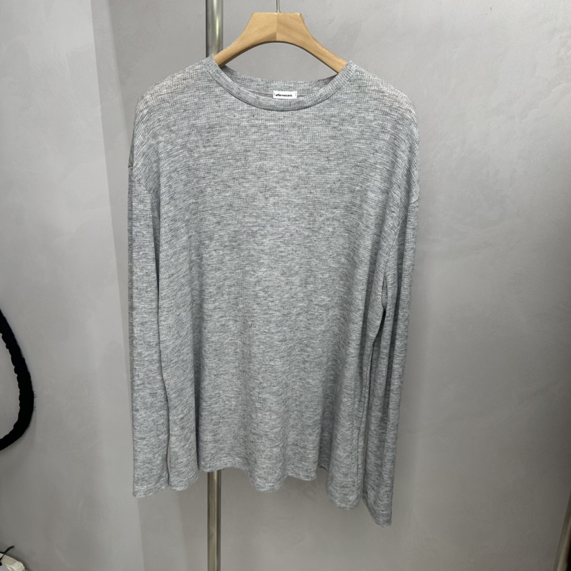 EFFERVESCENT東大門㊣代購女裝新品人氣休閑25秋冬熱賣長袖T恤evc/effervescent長袖T恤圖色1