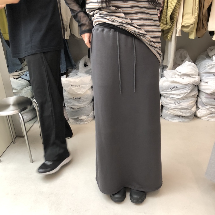 LEESEED-A東大門㊣直郵女士新款時尚人氣真品休閑熱賣長裙SEeD/LEESEED長裙圖色1