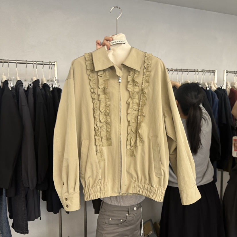 DOUBLE STANDARD/LE SMOKING/MAISONSTAFF韓國直郵㊣女裝新品人氣夾克MAISONSTAFF夾克圖色1