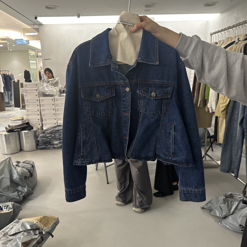 DOUBLE STANDARD/LE SMOKING/MAISONSTAFF東大門㊣直郵女士新品人氣夾克MAISONSTAFF夾克圖色1