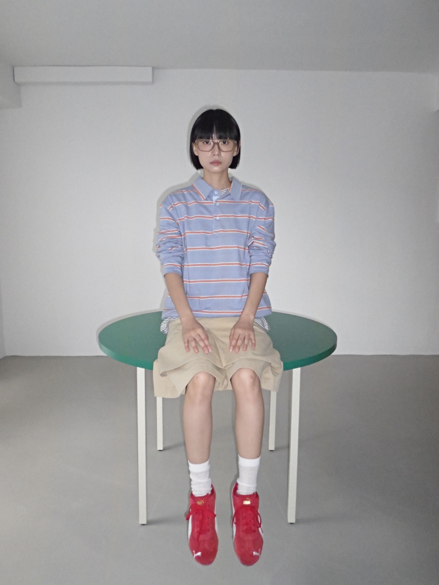 CCW韓國代購㊣女士新款25秋冬休閑熱賣真品推薦時尚長袖T恤CCW--NYUNYU長袖T恤