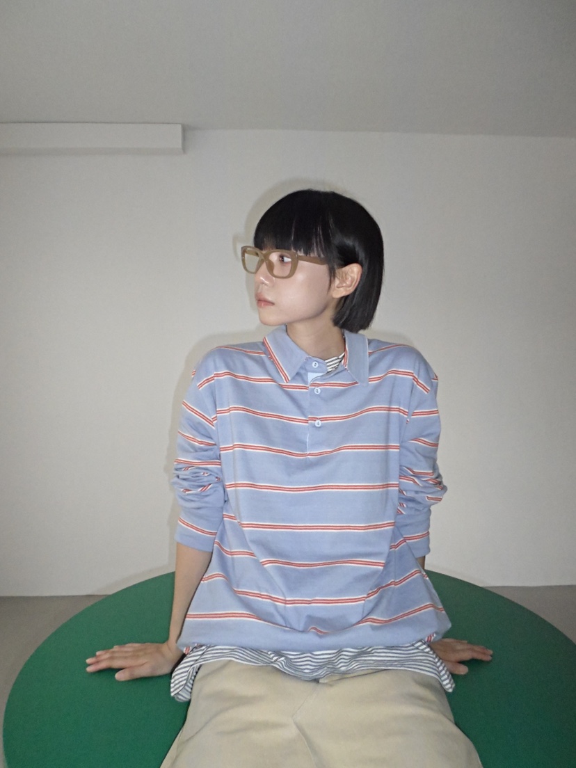 CCW韓國代購㊣女士新款25秋冬休閑熱賣真品推薦時尚長袖T恤CCW--NYUNYU長袖T恤