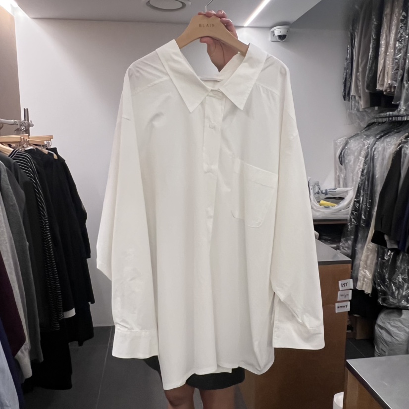 BLAIR韓國直郵㊣女士新品時尚真品熱賣25秋冬襯衫蕾絲衫寬松BLAIR seoul襯衫/蕾絲衫圖色3