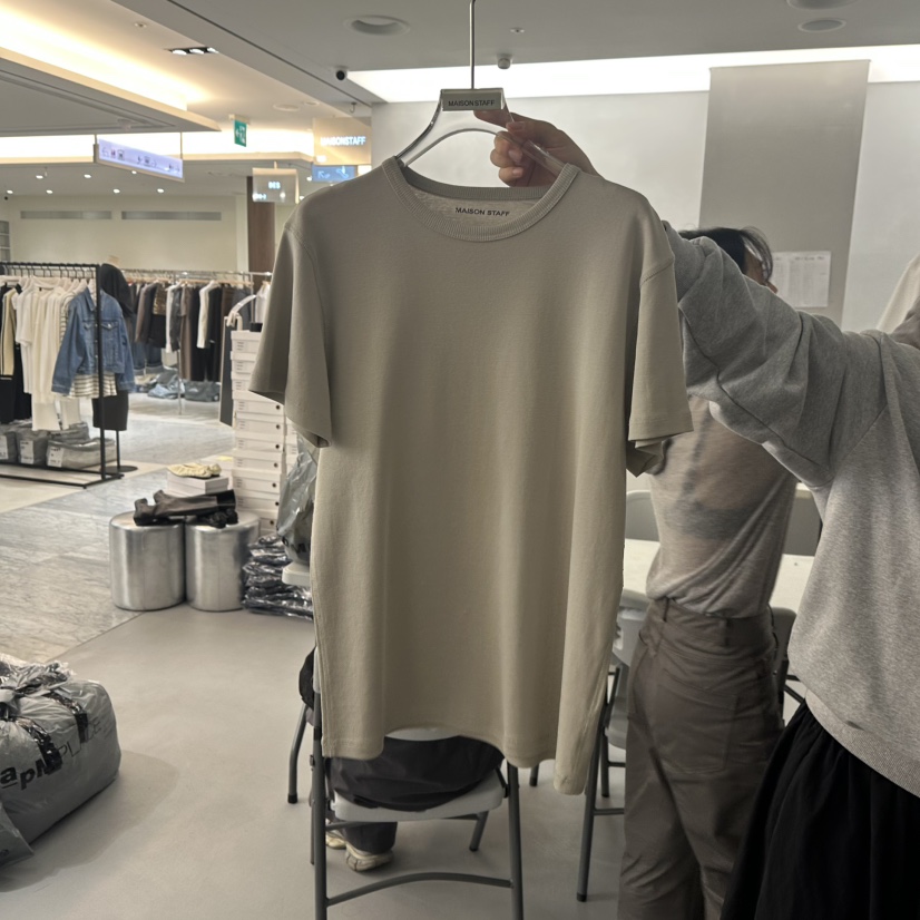 DOUBLE STANDARD/LE SMOKING/MAISONSTAFF韓國代購㊣女裝新品25秋冬T恤MAISONSTAFFT恤圖色3