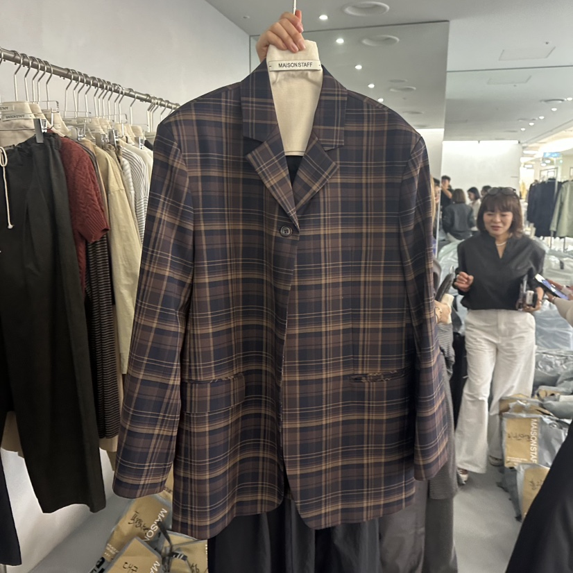 DOUBLE STANDARD/LE SMOKING/MAISONSTAFF韓國直郵㊣女士新款熱賣夾克MAISONSTAFF夾克圖色1
