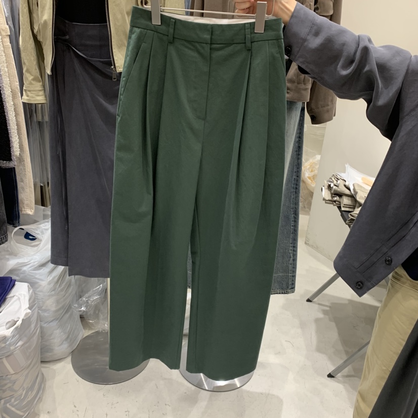 FRE韓國代購㊣女裝新品真品人氣時尚熱賣職業推薦休閑褲斜紋布FRE休閑褲圖色1