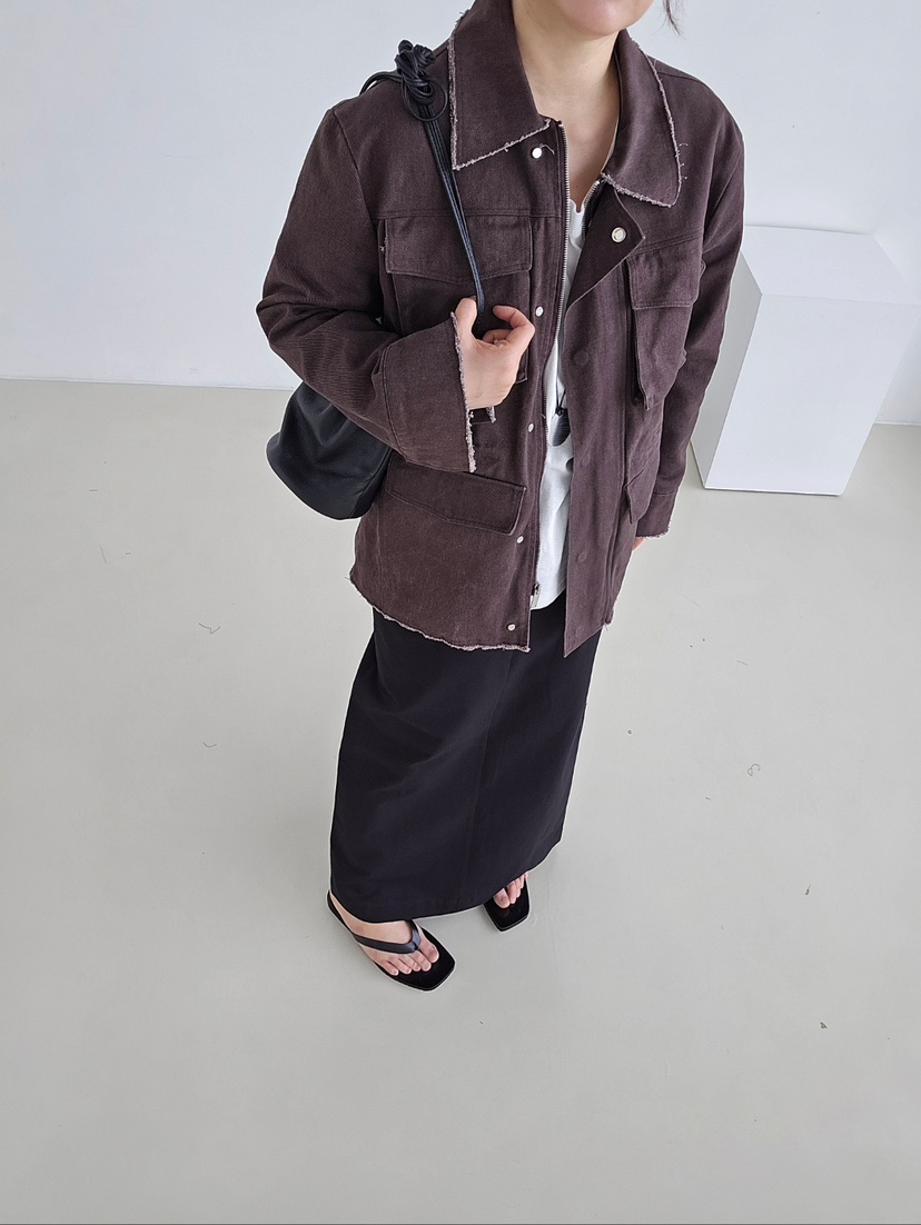 J SHOP東大門㊣代購女裝新品25秋冬時尚人氣休閑推薦真品長裙J_SHOP長裙