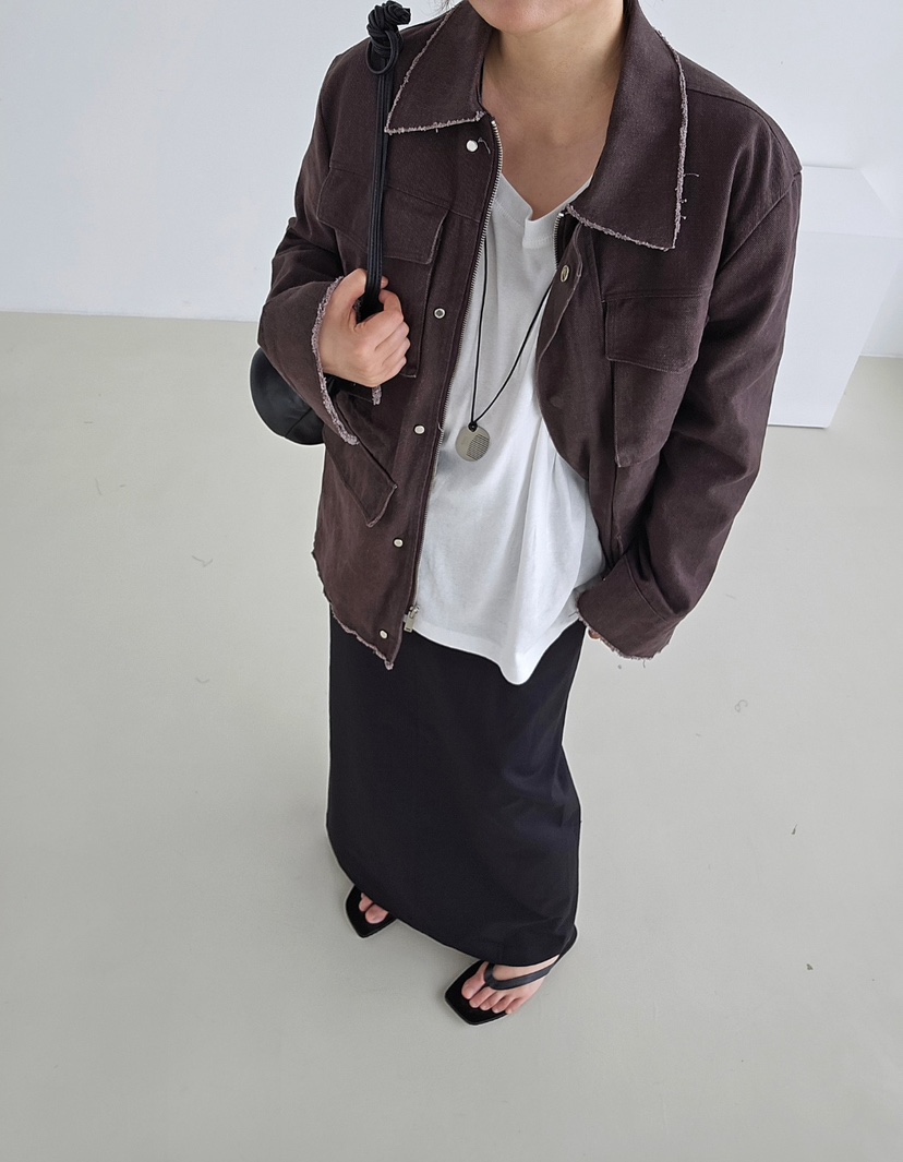 J SHOP韓國代購㊣女裝新品25秋冬時尚休閑職業真品人氣夾克J_SHOP夾克