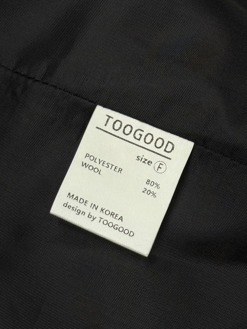 TOOGOOD東大門㊣直郵女士新品25秋冬休閑推薦職業夾克高領寬松TOOGOOD夾克