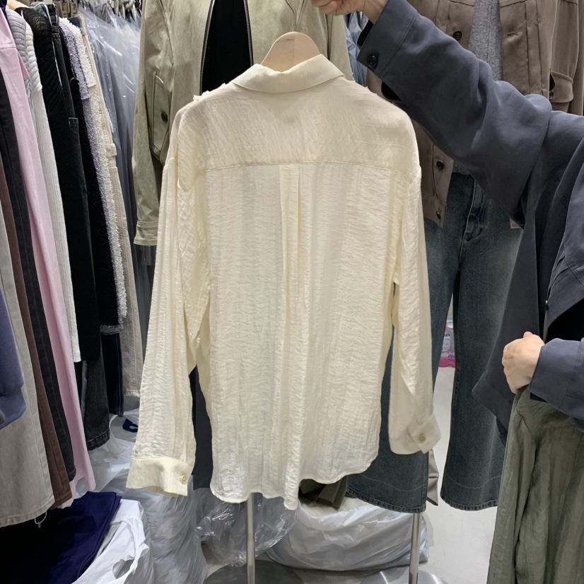 FRE東大門㊣實拍女裝新品25秋冬休閑推薦真品職業襯衫蕾絲衫FRE襯衫/蕾絲衫