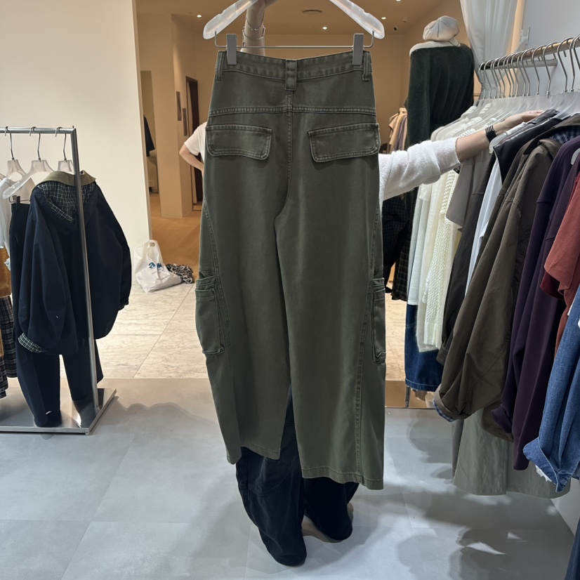 LOOKK東大門㊣直郵女裝新品人氣推薦25秋冬休閑休閑褲雙口袋LOOKK休閑褲